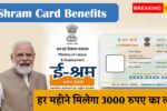 E Shram Card Benefit